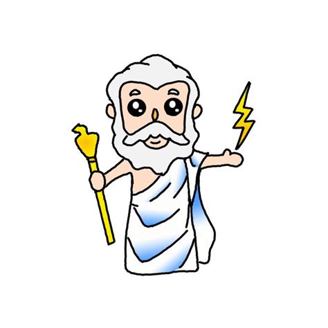 Zeus is the Olympian god of the sky and the thunder, the king of all other gods and men, and ...