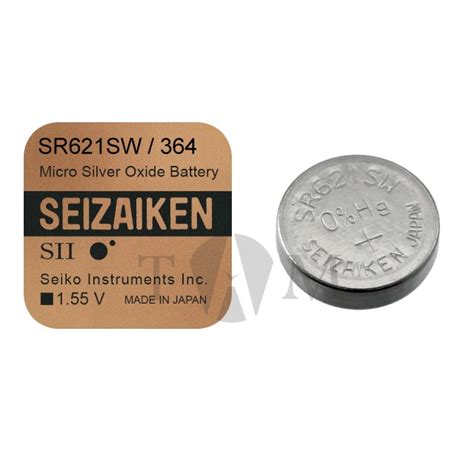 [Battery] SR621SW / 364 - GENUINE CELL 1.55V BATTERY SR621 SR 621 SW | Shopee Malaysia