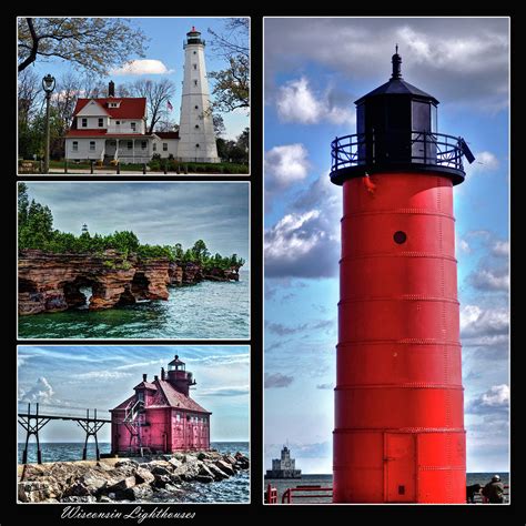 Wisconsin Lighthouses Photograph by Deborah Klubertanz - Fine Art America