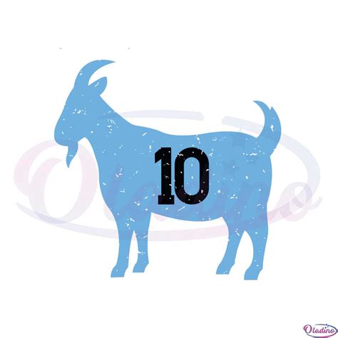 Soccer Goat 10 Argentina Svg For Cricut Sublimation Files - Oladino