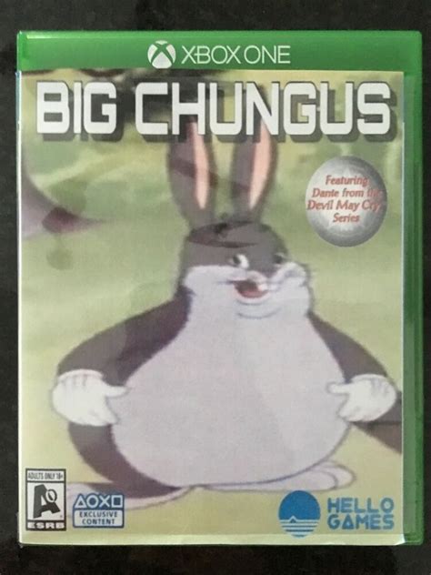 Big Chungus For the XBOX ONE!!! PERFECT CONDITION!!! Check description ...