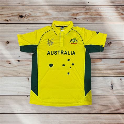 Australia 2015 World Cup Jersey 2XL - Vintage Throwbacks