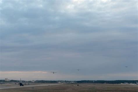 U.S. Air Force C-130 Hercules take off during Large - PICRYL - Public ...