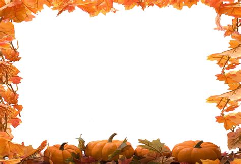 Download Thanksgiving Border Png Download - Thanksgiving Frames And Borders - Full Size PNG ...