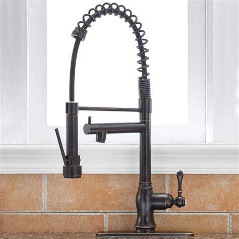 Best Kitchen Faucet Oil Rubbed Bronze With Plate - Home Appliances