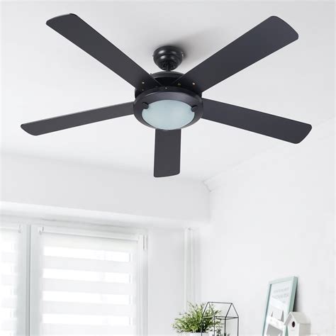 5 Blade Ceiling Fan With Led Light | Shelly Lighting