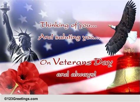 Veterans Day Cards, Free Veterans Day Wishes, Greeting Cards | 123 ...