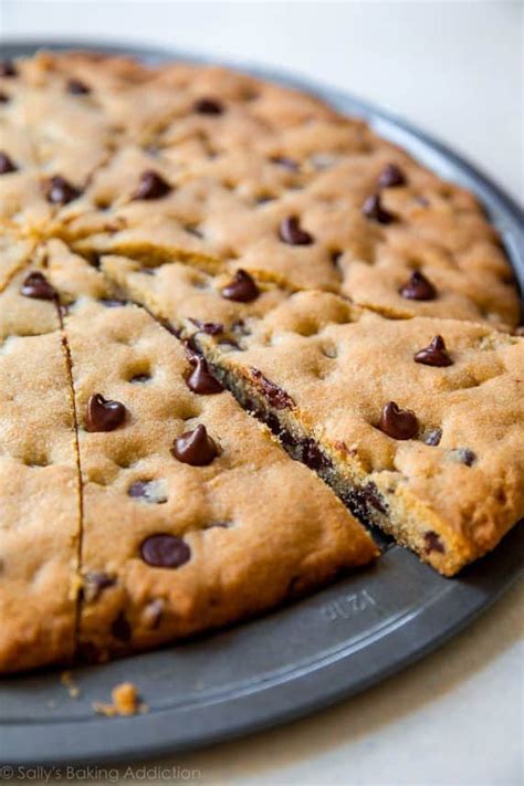 Chocolate Chip Cookie Pizza - Sally's Baking Addiction