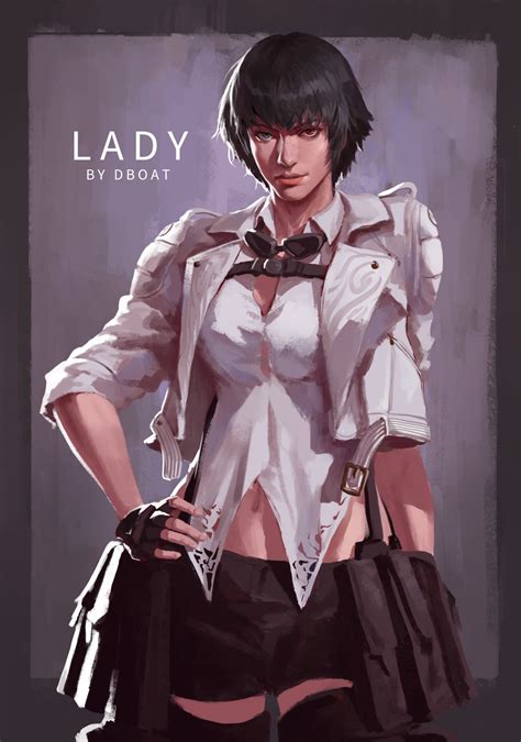 ArtStation - DMC5 LADY, DBOAT Chica Anime Manga, Game Character ...