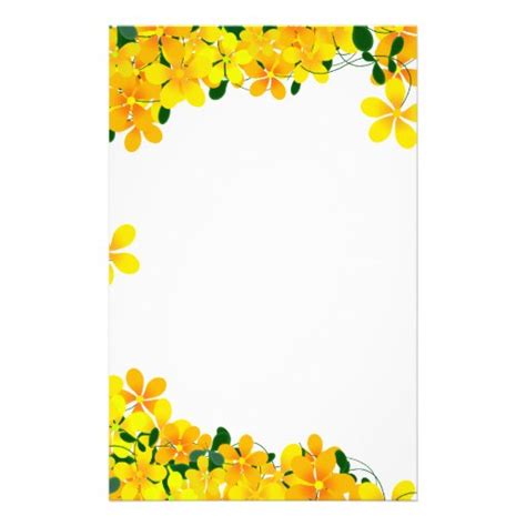 Yellow Flower Border Images Reverse Search - Border Corner