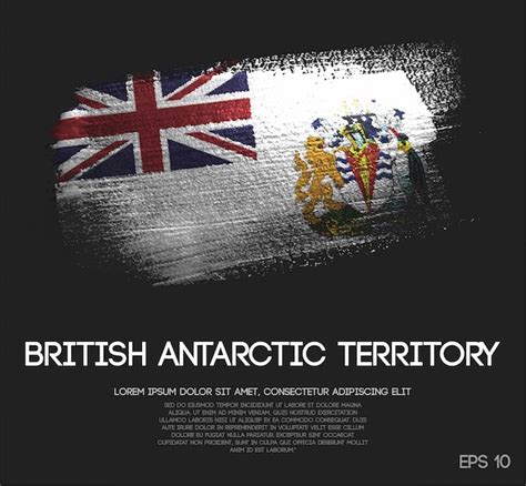 Premium Vector | British antarctic territory flag