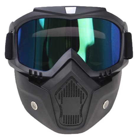 Motorcycle Goggles With Mask For Masque Motocross Men Women Outdoor ...