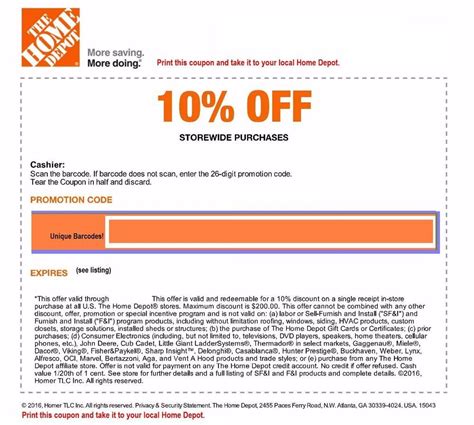 Home Depot Coupons 2024 Printable Free - Eba Arabela