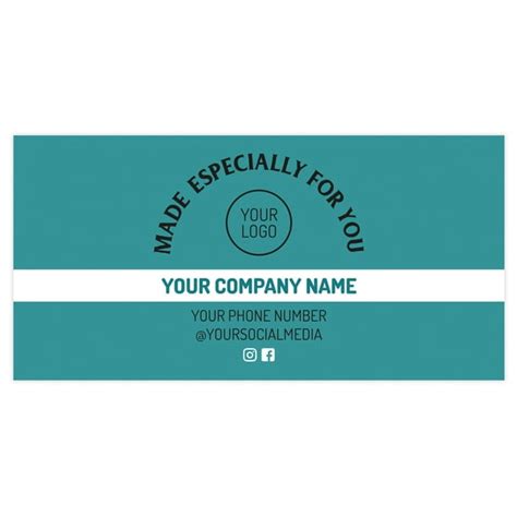 Printtoo Label for Small Business-100 RectangleCustom VinylPersonalized Labels for Packaging ...