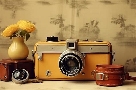 Premium AI Image | Vintage_Camera_Collection_Treasure_Trove