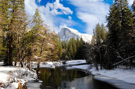 Half Dome In Winter Photograph by Don and Bonnie Fink | Fine Art America