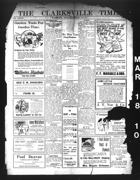 The Clarksville Times. (Clarksville, Tex.), Vol. 38, No. [22], Ed. 1 ...