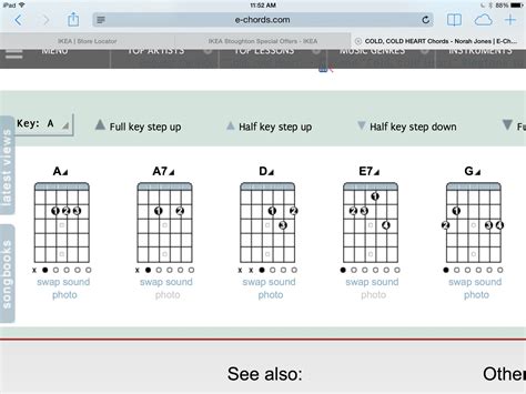 Cold, Cold Heart - Chords Graphed | Lyrics and chords, Piano chords ...