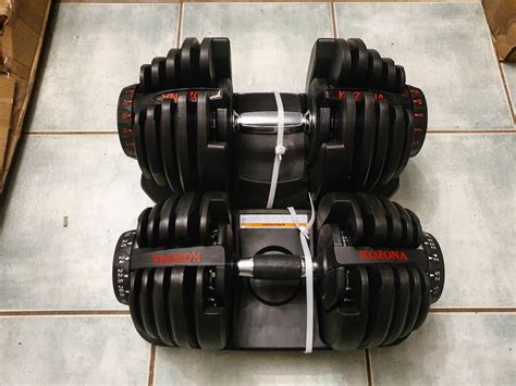 Adjustable Dumbbells 40kg (Pair) - Kozona - Koz It's Good