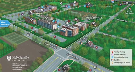 Directions & Maps | Holy Family University