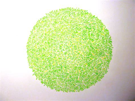 Green circle pattern | Hand drawn A3 size | mcfarlandmo | Flickr