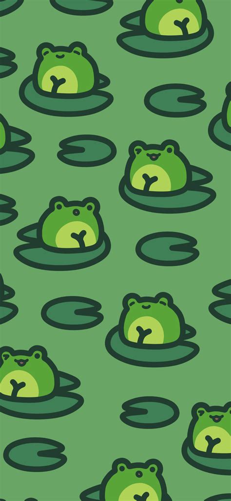 Cute Frog Wallpaper Aesthetic - Kawaii Frog Wallpaper iPhone 🐸