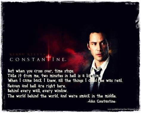 Constantine quotes | Movie quotes | Pinterest Constantine Movie, Keanu Reeves Constantine, Feel ...