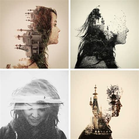 everywhere art: Photography Trend: Double Exposure Portraits | Multiple exposure photography ...