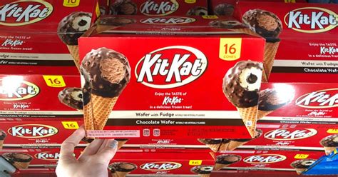 Kit Kat Ice Cream Cones 16-Count Box Just $7.98 at Sam's Club