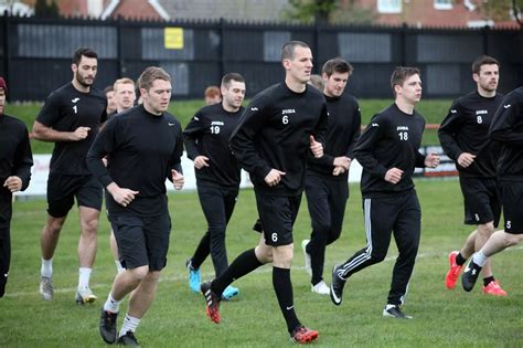 North Shields FC complete their last training session on home turf before Wembley - Chronicle Live