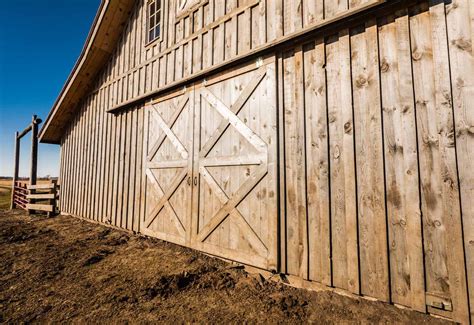 Classic Wood Barn | Barn siding, Board and batten siding, Exterior barn doors