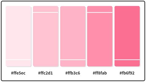 Pastel Pink Color Palette Hex Codes Cottage - IMAGESEE