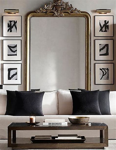 34 Popular Mirror Wall Decor Ideas Best For Living Room - MAGZHOUSE