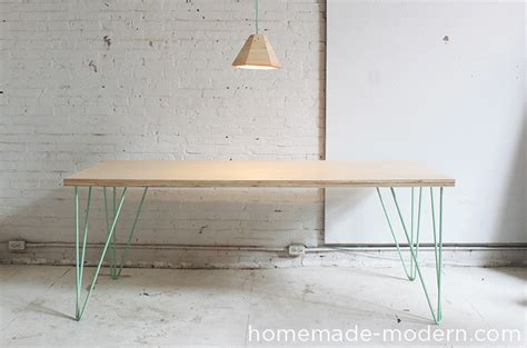 HomeMade Modern EP41 The Easy DIY Table | Diy table, Diy interior ...