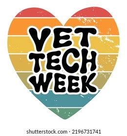 Vet Tech Appreciation Week Concept Text Stock Illustration 2196731741 ...