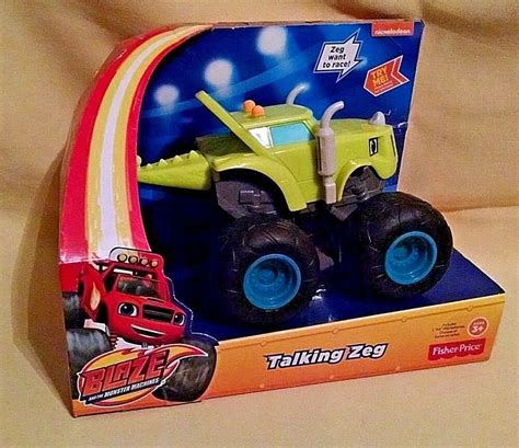 FISHER PRICE TALKING ZEG MONSTER MACHINES NEW 2015 BATT OP SOUNDS NICKELODEON. #FisherPrice ...