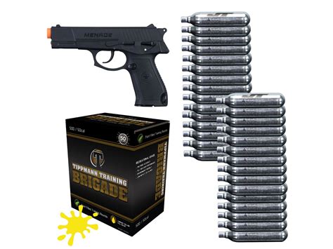 Tippmann Menace 50cal Paintball Pistol Bundle PAK | Pyramyd AIR