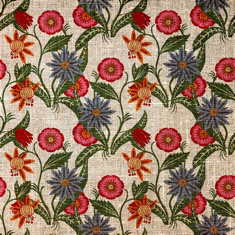 Floral Background Vintage Fabric Free Stock Photo - Public Domain Pictures