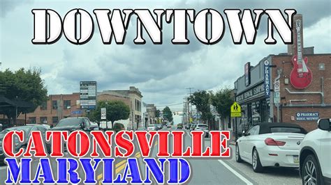 Catonsville - Maryland - 4K Downtown Drive - YouTube