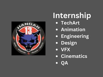 Hangar 13 Games is offering internship jobs – Animation and VFX Jobs