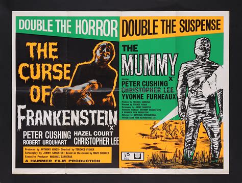 The Curse Of Frankenstein Poster