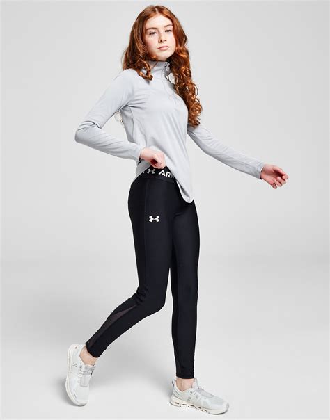 Black Under Armour Girls' Fitness Armour Tights Junior | JD Sports UK