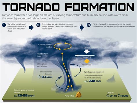 Tornado Anatomy | Tornado formation, Tornadoes, Weather words