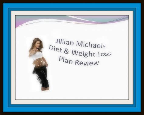 Jillian Michaels Diet Review