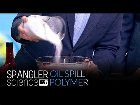 Oil Spill Clean-up Experiment - YouTube