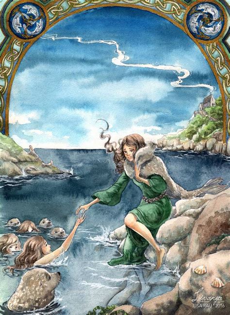 Returning to the Sea by Livanya in 2021 | Aesthetic art, Selkie mythology, Art