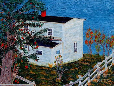 Apple Tree and Old House Painting by Barbara A Griffin - Fine Art America