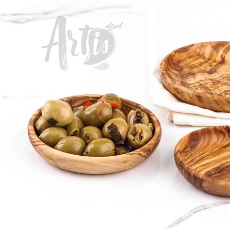 Small Wooden Round Plate Set of 3 - Artisraw