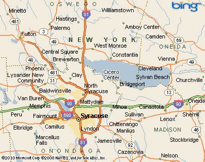 Cicero Center, New York Area Map & More