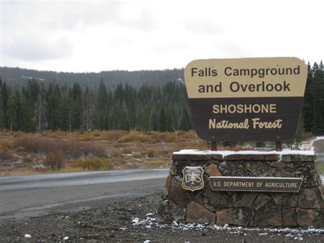 Shoshone National Forest - Falls Campground | Campground, Forest falls, National forest